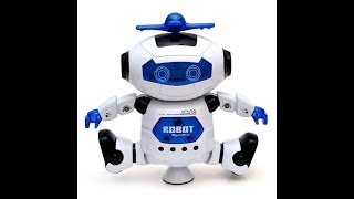 Đồ chơi robot thông minh hát nhảy xoay 360 độ