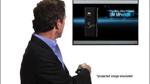 3M Pocket Projector MPro150 - Use it for business and personal use.