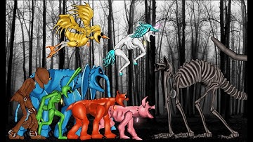 Catnap vs All Smiling Critters Bigger Bodies. Animation part 1.