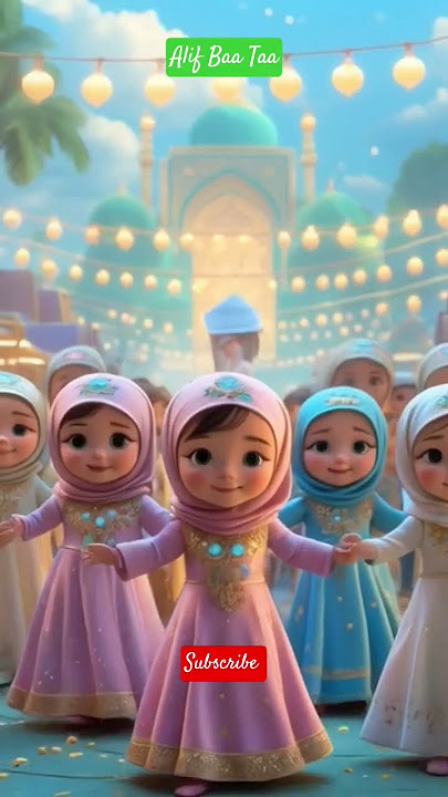 Alif Baa Taa | Come my friends sing with me learn the Arabic letters A to D 🌙 #trending