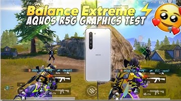 Sharp Aquos R5G Balance+60fps Pubg test Aquos R2,R3,R5,R6,R7,R8,R8 pro Gaming device ⚡