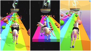 Fat 2 Fit Unicorn 🦄🦄 New Gameplay Android, Ios (Level 1-2)