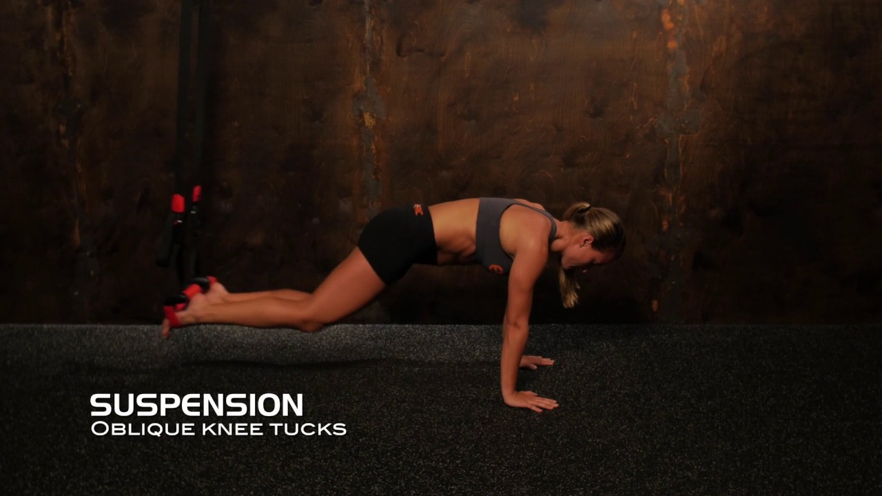 Suspended Plank with Knee Tucks Suspension Training Exercises YouTube