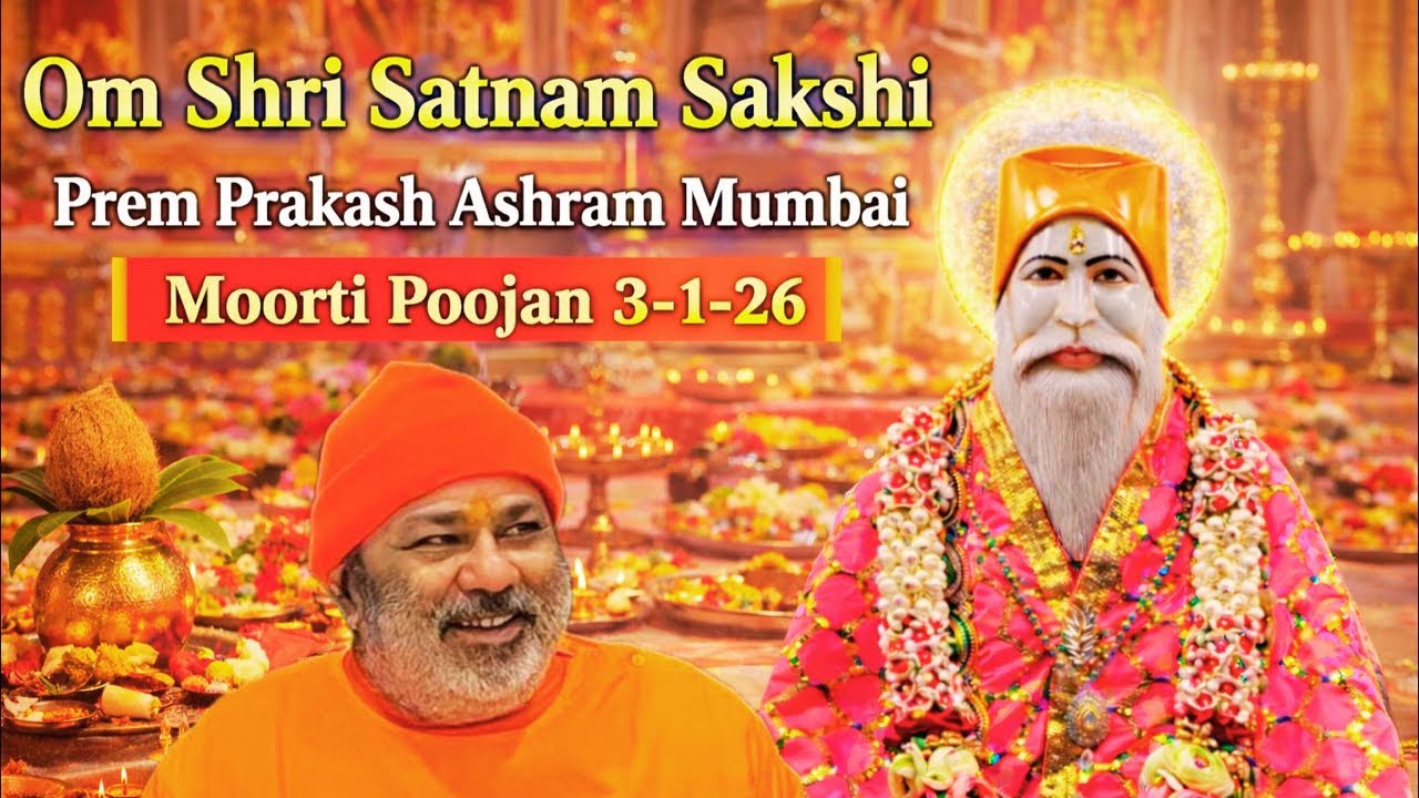 Prem Prakash Ashram Mumbai Morti Pooja 03-01-26