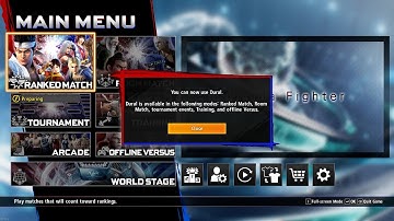 Virtua Fighter 5: R.E.V.O. (World Stage) Dural Gameplay Test [Room Match] Ping - 240ms+
