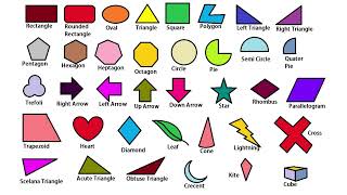 Learn Shapes | How to use Microsoft Paint  |  MS Paint Tutorial |  Part 17