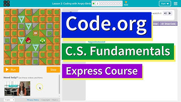 Code.org Programming with Angry Birds | Part 2 Answer Explained | Express Lesson 1 Course C Lesson 4