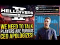 Helldivers 2  ceo apologizes after sony makes a massive change