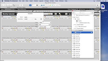 FileMaker Layout Objects Window
