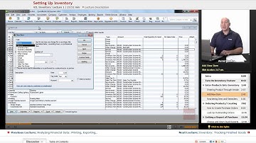 "Setting Up Inventory" | QuickBooks with Educator.com