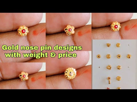Gold nose pin
