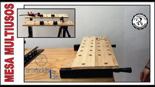MULTIPURPOSE TABLE, FEATURES AND TIPS, USE IT AS A SCREW PRESS BRAND KNOVA MODEL KN WB-03