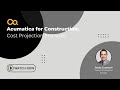 Acumatica Demo: Acumatica for Construction: Cost Projection Features