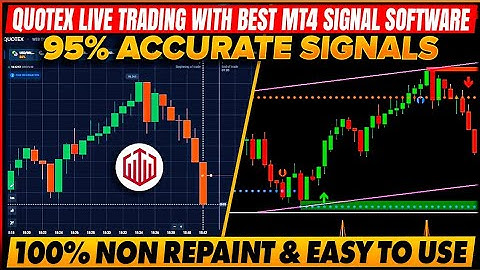 QUOTEX LIVE TRADING WITH BEST MT4 SIGNAL SOFTWARE || GOOD ACCURACY & FULLY NON REPAINT MT4 SOFTWARE