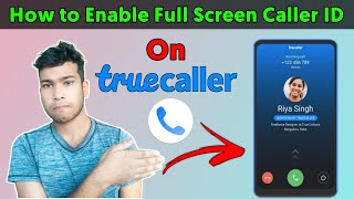 How to Enable Truecaller Full Screen Caller ID || Truecaller full screen caller ID screenshot 3