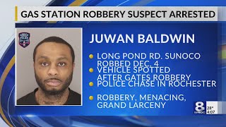 Armed robbery suspect arrested after county-wide search ends in pursuit on Lyell Ave.