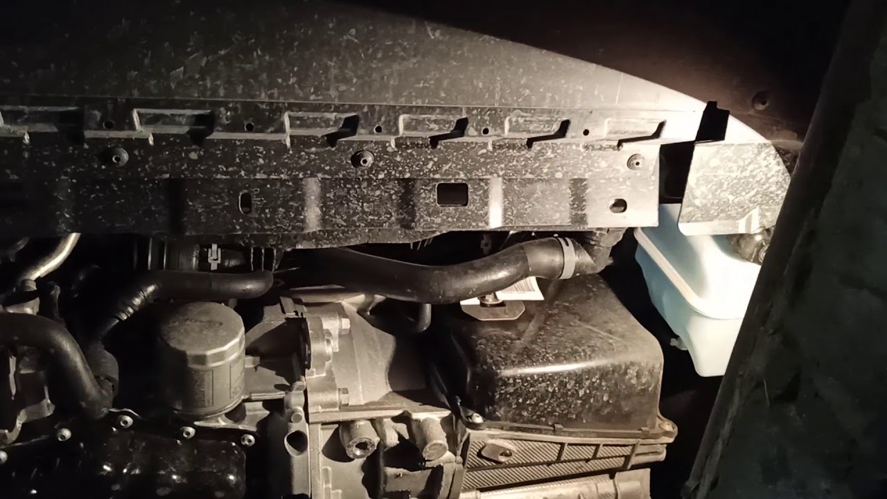 Расположение масляного фильтра VWagen Tguan 1.4 L 2019 г.в. бензиновый ...