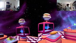 Space Diner Multiplayer Gameplay on Oculus Quest for Photon Quantum