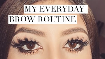 MY EVERYDAY BROW ROUTINE | ELENA