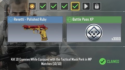 Kill 10 Enemies While Equipped with the Tactical Mask Perk in MP Matches
