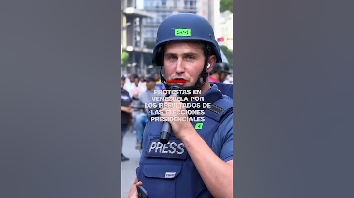 Protestas en Venezuela por los resultados de las elecciones presidenciales