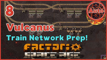Building a New Train Hub and Relocating Our Base | Factorio Space Age Guide | #8
