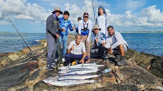 Fishermen Hit the Jackpot Jetty fishing South Padre Island!