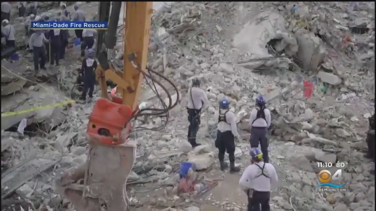 Another Victim Found At Surfside Condo Collapse Site - YouTube