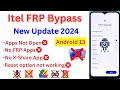 New all itel frp bypass 2024  android 13 without pc not working google account  gmail lock