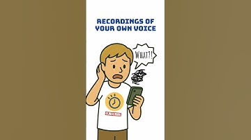 Why Your Voice Sounds Weird On Recordings #science #facts