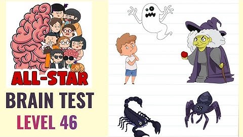 Brain Test All Star Level 46 | Find the scariest one | Walkthrough