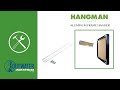 Hangman products aluminum frame hanger