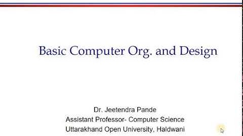 Computer System Architecture: Lecture 1