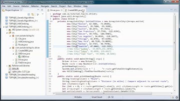TSP + Hill Climbing + SQLite DB + JAVA
