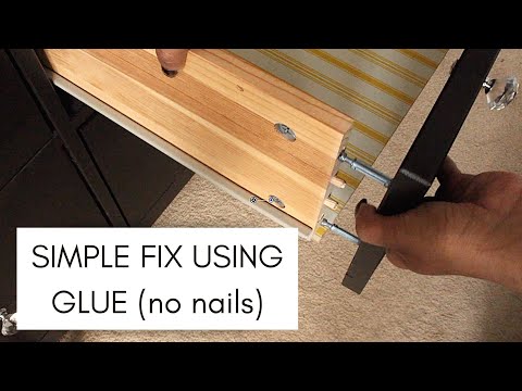How to Fix Dresser Drawers (using Gorilla Glue)