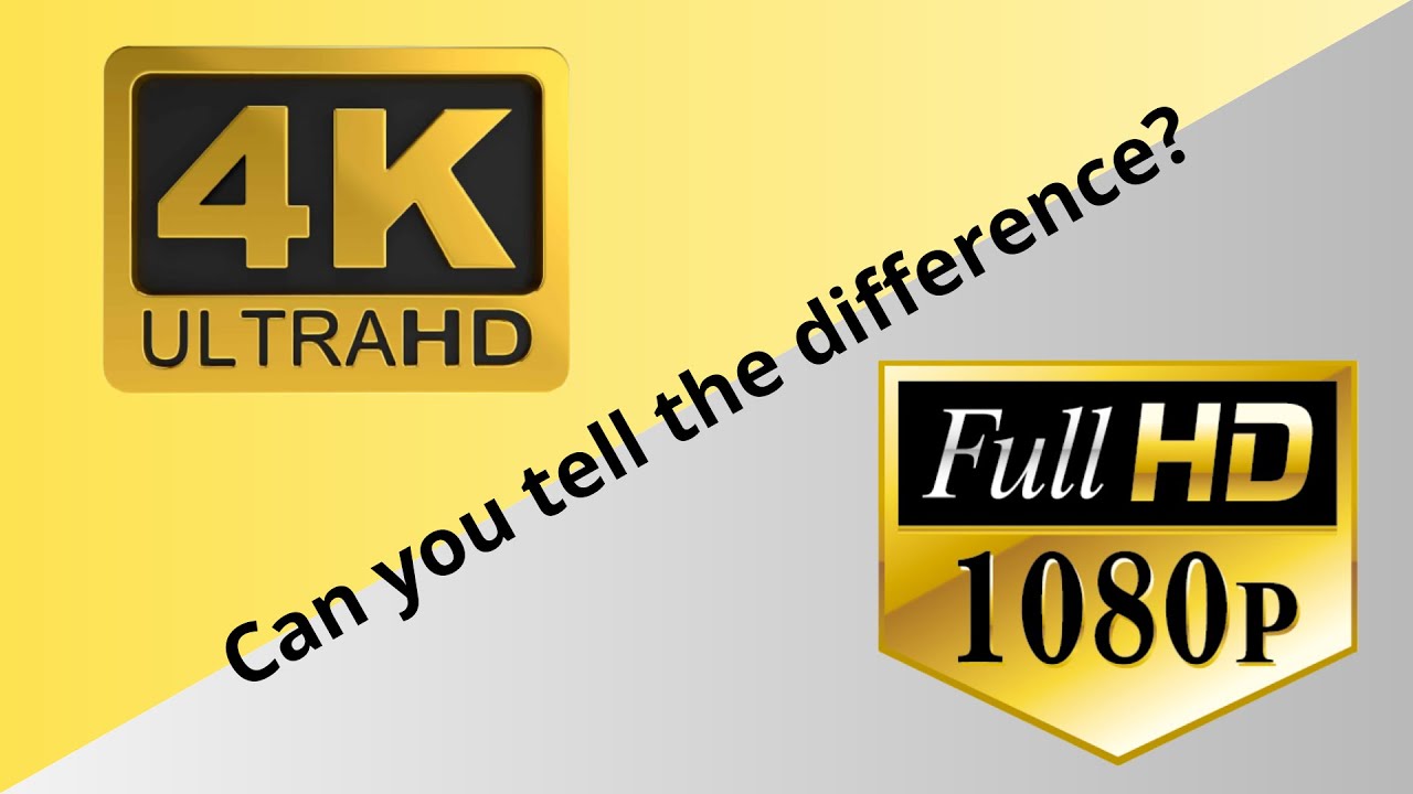 4K UHD vs 1080p FHD - Can you spot the difference? - YouTube