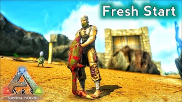 The Island - Ark Survival Evolved Fresh New Beginning || Ep1