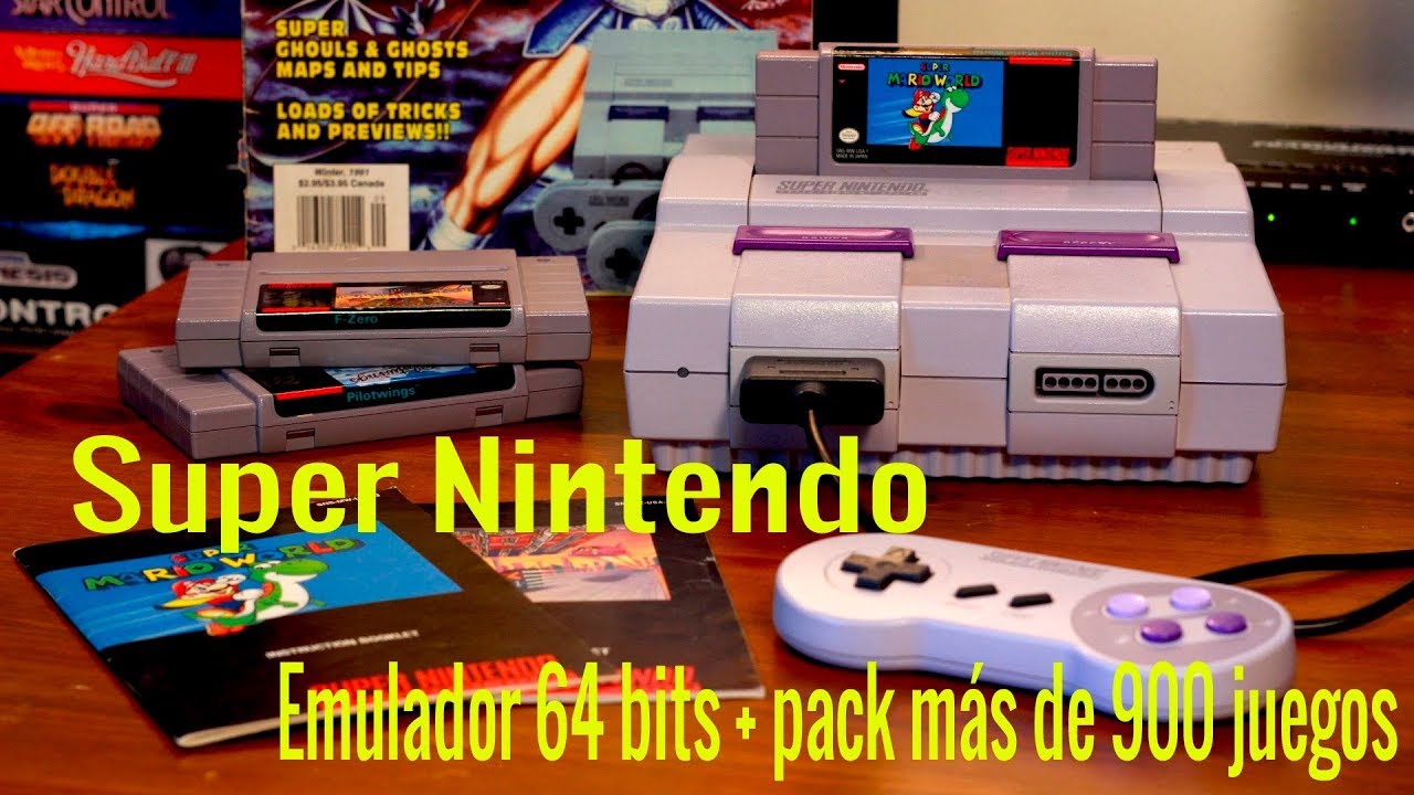 Super Nintendo - Emulador 64 Bits y más de 900 juegos .:. - YouTube