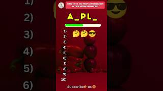 Guess the 10 red fruits and vegetables by missing letters quiz! Profile