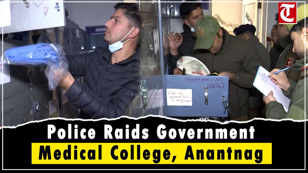 J&K Police Conduct Raids at Government Medical College, Anantnag