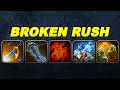 BROKEN COMBO SHADOW FIEND + DOUBLE RUSH | Dota 2 Ability Draft