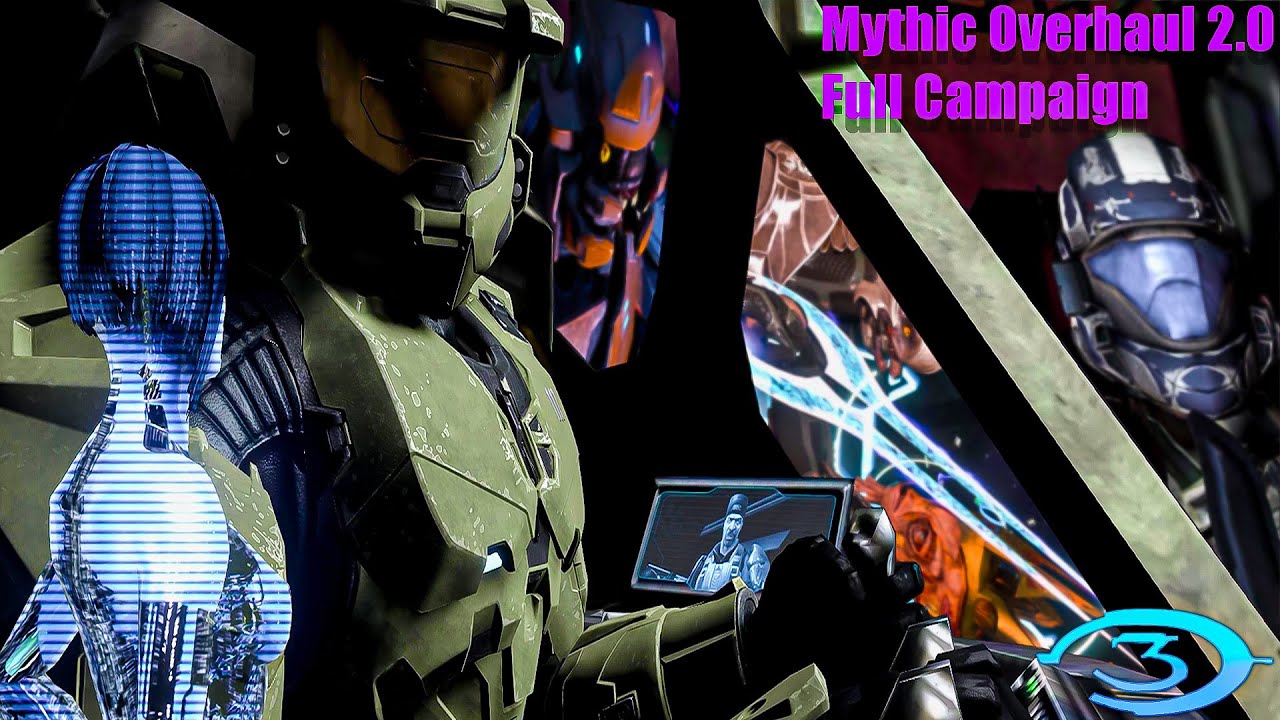 Halo 3 Mythic Overhaul 2.0 Full Game Movie - YouTube