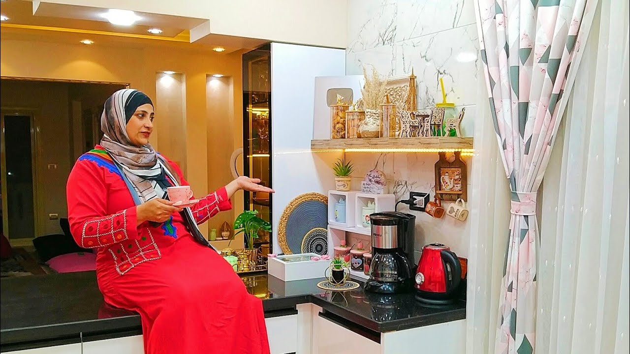 جددت مطبخى وعملت اجمد كوفى كورنر كل جديد في جديد