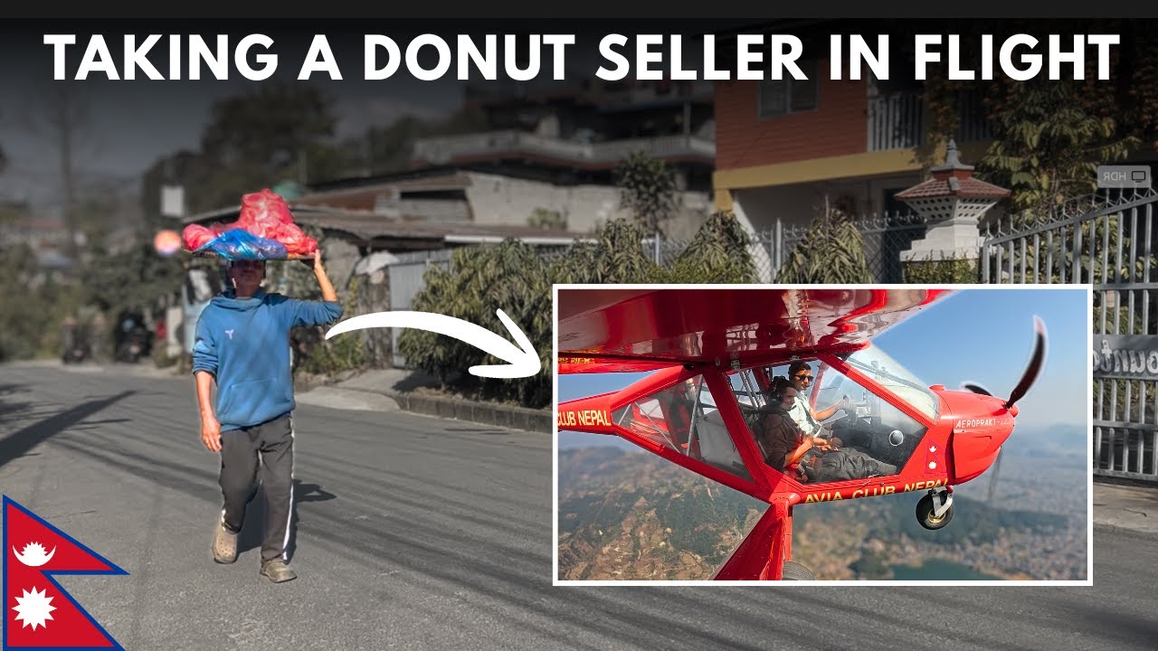 I took a Donut Seller dai on the First Flight of his Life