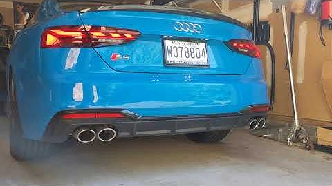 2021 Audi S5 B9.5 VPS Resonator Delete Cold Start