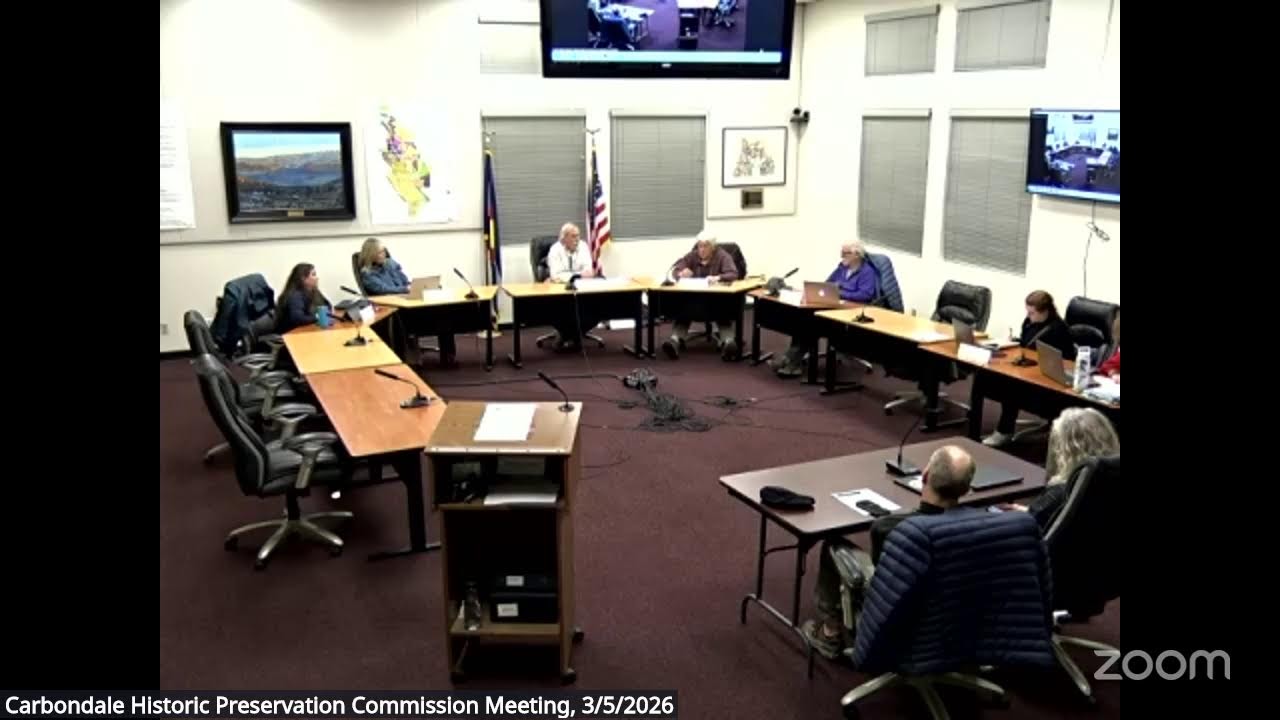 Town of Carbondale Historic Preservation Commission March 5, 2026 Regular Meeting