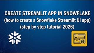 Celebrity How to create your first Snowflake Streamlit App📱in just 5 minutes | Data Engineer tutorial 2026 Wealth