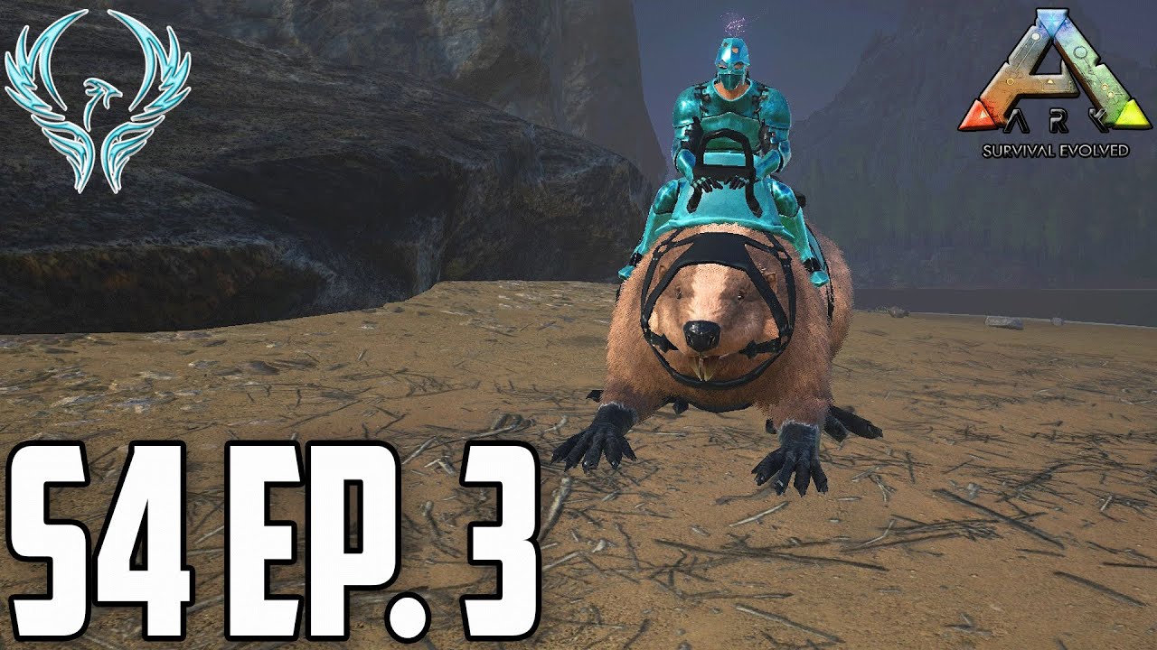 ARK: Survival Evolved - Taming A Giant Beaver Alcoholic Army Server S4E3