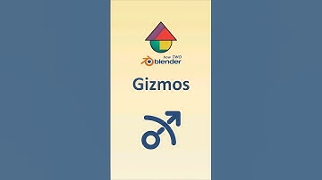 Gizmos - #blender #tutorial #beginner #b3d