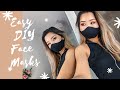 How to make 3 EASY DIY Face Masks (No Sewing / machine) Reusable / Cheap - Nammzzi Tutorial